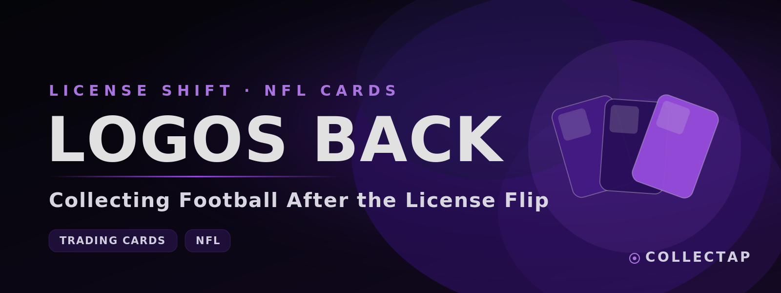 The Logos Came Back: A Collector's Guide to the First Topps NFL Season in a Decade